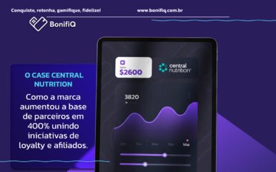 Como a Central Nutrition transformou afiliados em um motor de faturamento com a BonifiQ